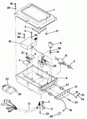 ELECTRICAL BOX SL 650 / B924058 (4922922292021A)