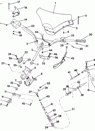 STEERING SL 650 / B924058 (4922922292009A)