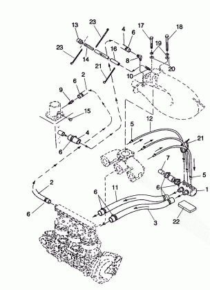 COOLING SYSTEM SL 650 / B924058 (4922922292018A)