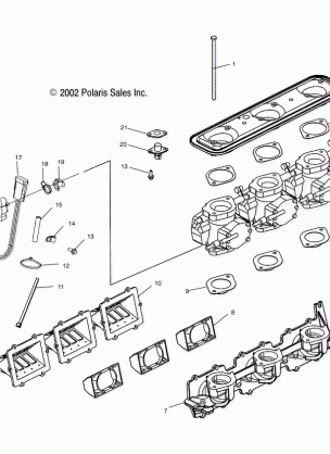 THROTTLE BODY - W035098CA / W035098IA (4981028102C03)