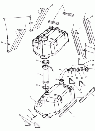 FUEL TANK - W035098CA / W035098IA (4981028102A10)