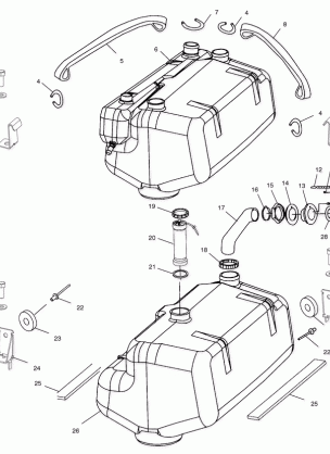 FUEL TANK - W035101CA / W035101IA (4981048104A09)