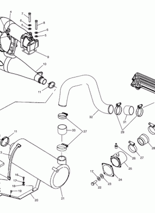 EXHAUST SYSTEM - W035101CA / W035101IA (4981048104B05)