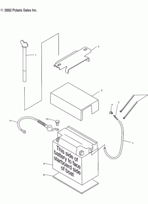 BATTERY - W035101CA / W035101IA (4981048104B07)