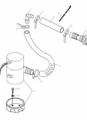 BILGE PUMP - W035101CA / W035101IA (4981048104B11)