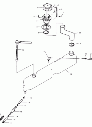 OIL TANK - W035197DA / W035197IA (4980998099A12)