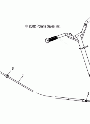 STEERING CABLE - W035303CA / CB / IA / IB (4981068106A12)