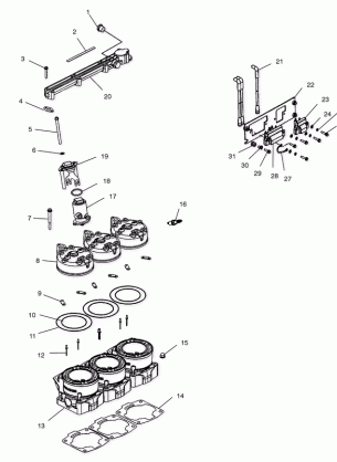 MANIFOLD / IGNITION - W035303CA / CB / IA / IB (4981068106B13)