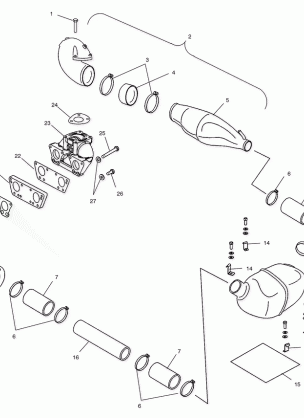 EXHAUST - W035402DA (4981108110A12)