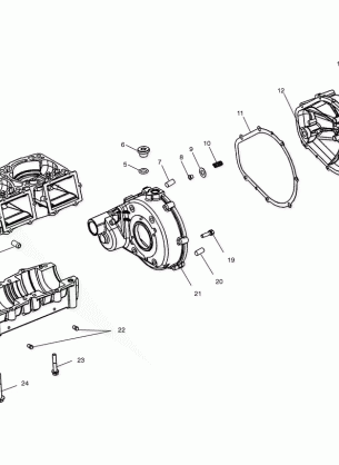 CRANKCASE - W035402DA (4981108110B08)