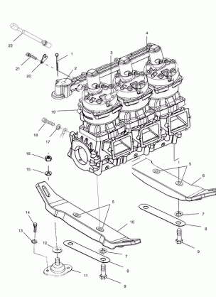 ENGINE MOUNTING - W025098D / W025098C / W025098I (4971447144B13)