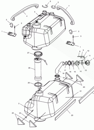 FUEL TANK - W025098D / W025098C / W025098I (4971447144A10)