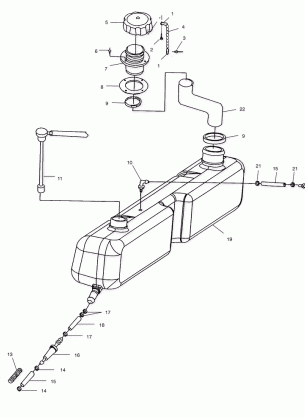 OIL TANK - W025297D / W025297I (4975477547A12)