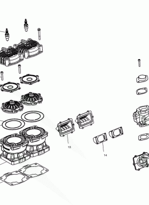 CYLINDER and MANIFOLD - W025402D (4980948094B09)