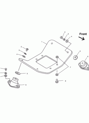 ENGINE MOUNT - W025402D (4980948094A13)