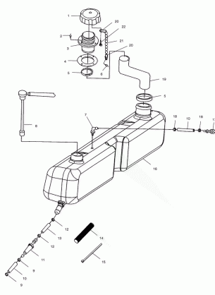 OIL TANK - W025098D / W025098C / W025098I (4971447144A13)