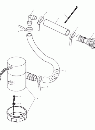 BILGE PUMP - W025101C / W025101D / W025101I (4971387138B10)