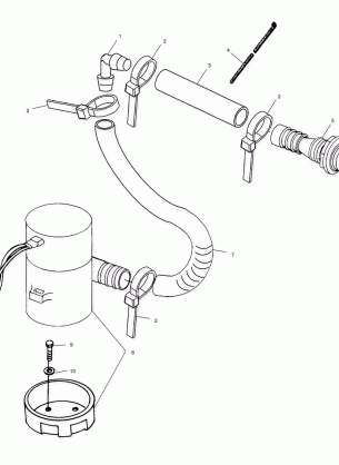 BILGE PUMP - W025197D / W025197I (4971297129B10)