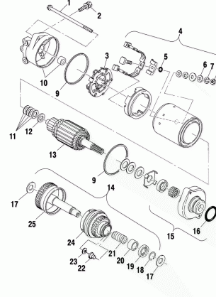 STARTING MOTOR - W014697D (4964806480C004)