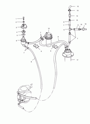 FUEL SYSTEM - W014697D (4964806480A008)