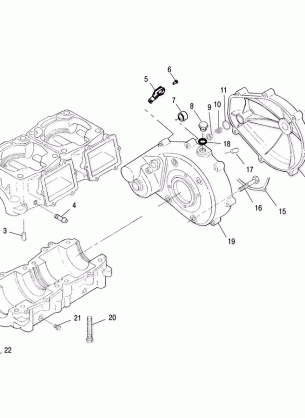 CRANKCASE - W014697D (4964806480B012)