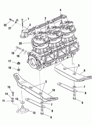 ENGINE MOUNTING - W015198D (4964846484B014)