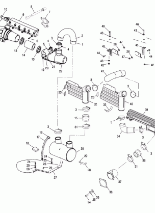 EXHAUST SYSTEM - W015198D (4964846484B003)