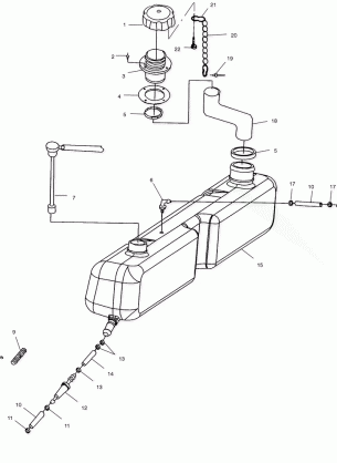 OIL TANK - W015199D (4964836483A012)