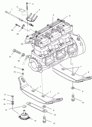 ENGINE MOUNTING - W015199D (4964836483C001)