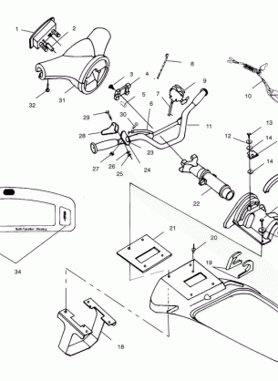 STEERING - W014699D (4964816481A012)