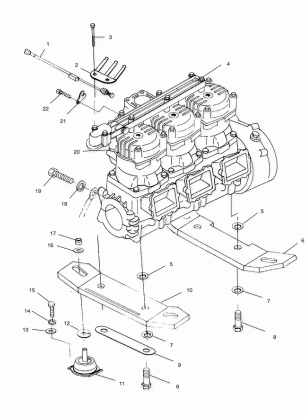 ENGINE MOUNTING - W014699D (4964816481A014)