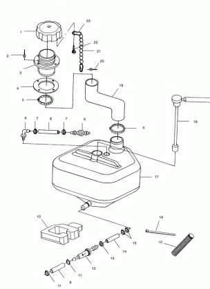 OIL TANK - W014999D (4964886488A011)