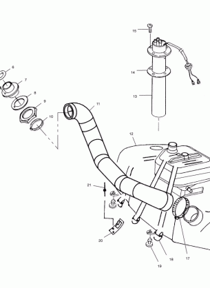 FUEL TANK - W014999D (4964886488A008)