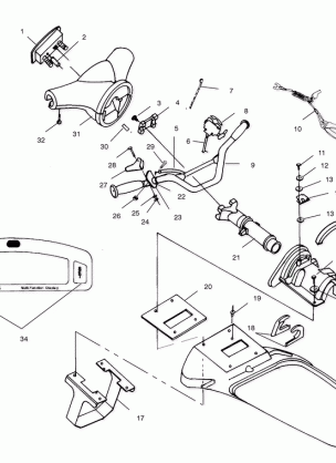 STEERING - W014999D (4964886488A012)