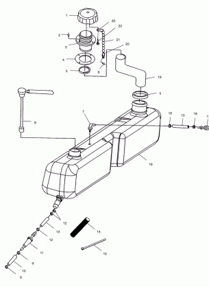 OIL TANK - W015098D (4964876487A013)