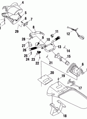 STEERING - W015098D (4964876487A014)