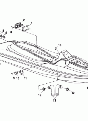 HULL and BODY - W015098D (4964876487A007)