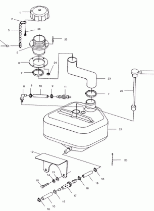 OIL TANK - W004673D (4955755575A013)