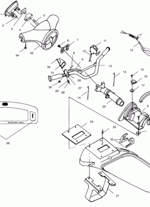 STEERING - W004673D (4955755575A014)