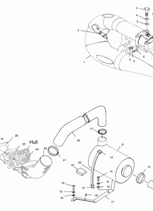 EXHAUST SYSTEM - W004673D (4955755575B006)