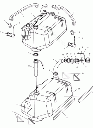 FUEL TANK - W005099D (4955775577A012)