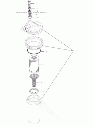 FUEL / WATER SEPARATOR - W005099I (4955775577C011)