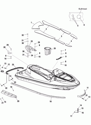 HULL and BODY - W005197D (4955815581A007)