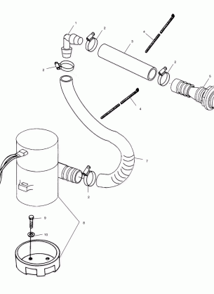 BILGE PUMP - W005199D (4955825582B013)