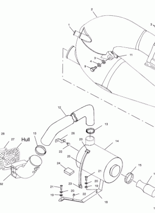 EXHAUST SYSTEM - W004699D (4955765576B006)