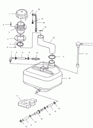 OIL TANK - W004999D (4955805580A013)