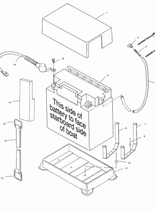 BATTERY BOX - W004999D (4955805580B007)