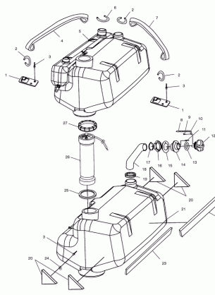 FUEL TANK - W005098D (4955785578A012)