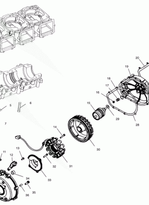 CRANKCASE - W005098I (4955785578C003)