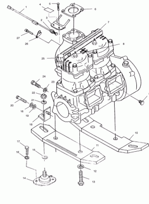 ENGINE MOUNTING - B994573 (4951395139b001)